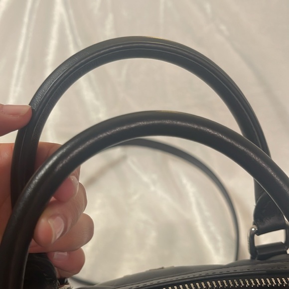 EUC coach black quilted Rowan satchel - Picture 8 of 16